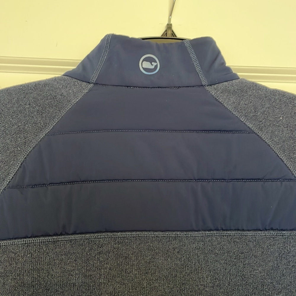 Vineyard Vines pullover jacket in dark navy - Picture 4 of 7